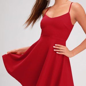 Forever 21 Red Skater dress